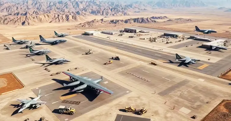 পাকিস্তানের বিমানবাহিনী ঘাঁটি